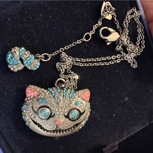 Swarovski Disney Cheshire Cat Necklace 2009-2010 RARE
